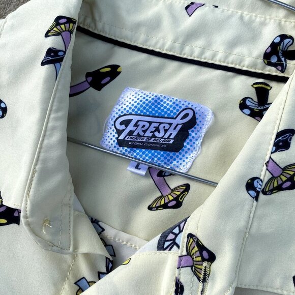 Mushroom Print Button Up - Picture 2 of 2